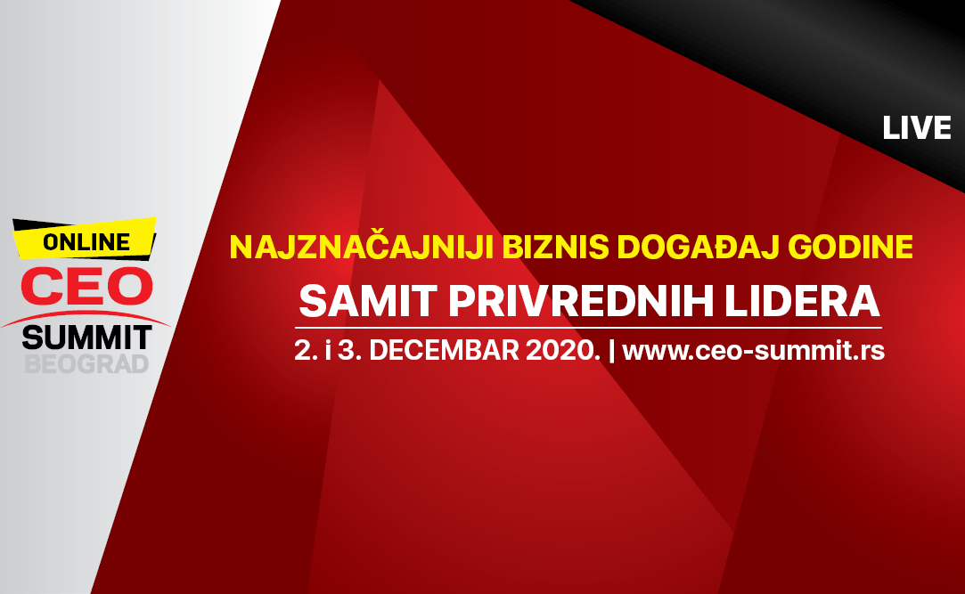 Najznačajniji biznis događaj godine 2. i 3. decembra u ONLINE formatu!